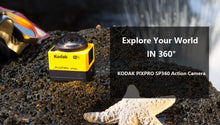 Load image into Gallery viewer, 100% Original Kodak 4K SP360 Sport Camera Action PIXPRO for Youtube Video 360 Action 1080p Wifi NFC IOS Support
