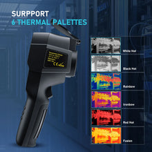 Load image into Gallery viewer, HT-18 Plus Professional Thermal Imaging Camera Handheld Infrared Thermal Imager 256*192 for Water Pipe Leak PCB Floor heati Test
