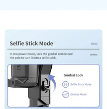 Load image into Gallery viewer, 360 Rotation Following Shooting Mode Gimbal Stabilizer Selfie Stick Tripod Gimbal For iPhone Phone Smartphone Live Photography

