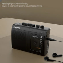 Load image into Gallery viewer, Portable Tape AM/FM Radio Retro Cassette Music Player Walkman Tape Recorders With Loudspeaker Support 3.5mm Headphone Play
