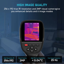Load image into Gallery viewer, HT-18 Plus Professional Thermal Imaging Camera Handheld Infrared Thermal Imager 256*192 for Water Pipe Leak PCB Floor heati Test
