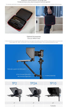 Load image into Gallery viewer, Feelworld TP10 Teleprompter 10 inch Phone Camera Collapsible Teleprompter Support Horizontal and Vertical Shooting
