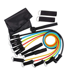Load image into Gallery viewer, 17-Piece Set 150 Lbs Chest Expander Latex Home Training Elastic Band Resistance Bands gym equipment for home bodybuilding
