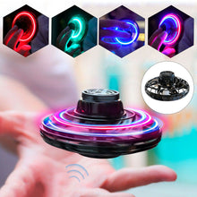 Load image into Gallery viewer, Flynova Athletic antistress hand mini flying toy Gyro rotator drone UFO led fidget finger spinner Rotary child christmas gift
