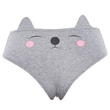 Load image into Gallery viewer, Hot Sesy  1pcs Womens&#39; Cute Underwear Briefs With Cat Ear Cotton Comfortable And Breathable Panty Solid Sexy Lingeries
