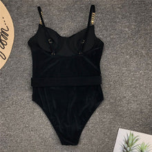 Load image into Gallery viewer, Sexy Lingerie Set Women Fashion Sexy Solid Color Jumpsuit Push-Up
