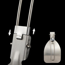 Load image into Gallery viewer, Outdoor Folding Frying Spatula; Portable 304 Stainless Steel
