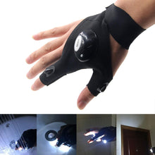 Load image into Gallery viewer, Fishing Magic Strap LED Light Fingerless Glove Flashlight Torch Cover Auto Repair Outdoor Camping Hiking  Luminous
