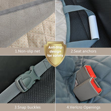 Load image into Gallery viewer, Dog Car Seat Cover View Mesh Waterproof Pet Carrier Car Rear Back Seat Mat Hammock Cushion Protector With Zipper And Pockets
