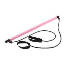Load image into Gallery viewer, Pilates Exercise Stick Toning Bar Fitness Home Yoga Gym Body Workout Body Abdominal Resistance Bands Rope Puller
