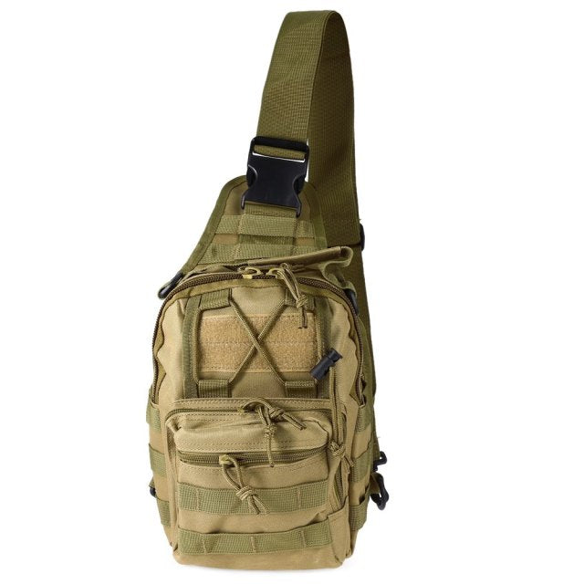 600D Outdoor Shoulder Bag; Camping/ Hiking Utility Trekking Bag