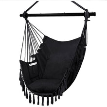 Load image into Gallery viewer, 3 Folding Reinforced Iron Pipe Outdoor Hammock Anti Rollover Swing Chair In Bedroom
