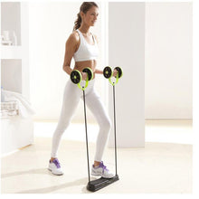 Load image into Gallery viewer, Muscle Exercise Fitness Equipment Double Wheel Abdominal Power Wheel Ab Roller Gym Roller Trainer Training
