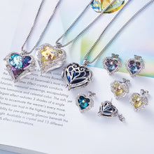 Load image into Gallery viewer, Cdyle Crystals from Swarovski Angel Wings Necklace Jewelry
