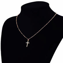 Load image into Gallery viewer, Vienkim Summer Gold Chain Cross Necklace Small Gold Cross Religious Jewelry Women&#39;s necklace
