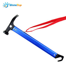 Load image into Gallery viewer, Shinetrip Lightweight Mountaineering Hammer Multi-purpose Hammer for Camping Hiking Tent with Hand Strap Portable Outdoor Tool
