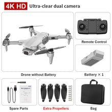 Load image into Gallery viewer, L900 pro 4K HD dual camera with GPS 5G WIFI FPV real-time transmission brushless motor rc distance 1.2km professional drone

