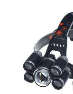 Load image into Gallery viewer, LED Headlamp 50000lm 5*T6 Headlamp Bike Head Lamp; Rechargeable (18650 Batteries Not Included)
