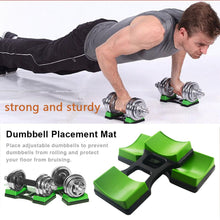Load image into Gallery viewer, 1Pair Dumbbell Bracket Dumbbell Placement Frame Stand Floor Protection Fitness Training Device For Household
