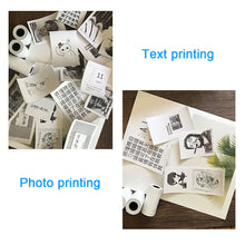 Load image into Gallery viewer, Portable Thermal Bluetooth Printer 58mm Mini Wireless POS Thermal Picture Photo Printer for Android IOS Mobile Phone
