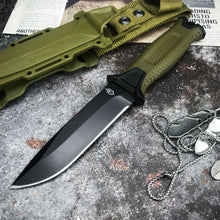 Load image into Gallery viewer, Goebel Infantry Outdoor Wilderness Survival Straight Knife Collection Of Self-Defense Carry Knives Outdoor Pocket Knife
