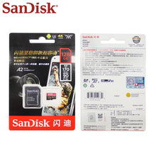 Load image into Gallery viewer, Original Sandisk Extreme Pro Micro SD Card up to 170MB/s A2 V30 U3 64GB 128GB Sandisk TF Card Memory Card With SD Adapter
