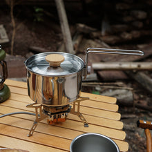 Load image into Gallery viewer, Outdoor Multi-Function 304 Stainless Steel Kettle Mountaineering Portable Coffee Pot Foldable Fishing Camping Pot Teapot

