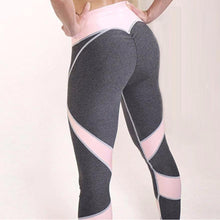 Load image into Gallery viewer, Women Solid Patchwork Training Gym Legging Running Fitness Leggings Waist Breathable Yoga Elastic Sport Pants High Leggings
