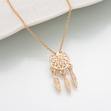 Load image into Gallery viewer, New fashion dream catcher series Jewelry necklace Exquisite alloy hollow pendant necklace Popular chain collares Gifts Women
