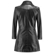 Load image into Gallery viewer, Women&#39;s Medium Long Sleeves Coat; Fashionable Black
