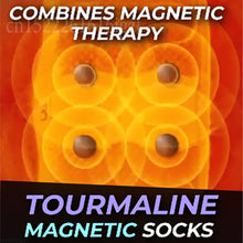 Load image into Gallery viewer, Tourmaline Self-Heating Magnetic Socks; Warm Massage Socks
