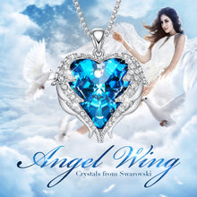 Load image into Gallery viewer, Cdyle Angel Wings Fashion Necklace Crystals from Swarovski Jewelry
