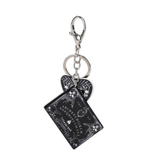Load image into Gallery viewer, Ouija Board &amp; Planchette Keychain; Acrylic Pompom; Handbag Jewelry Charms

