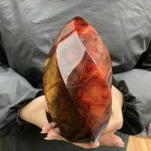 Load image into Gallery viewer, 80-550g Natural Carnelian Jasper Flame Quartz Crystal; 80-550g Wand Specimen Point
