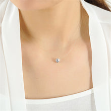 Load image into Gallery viewer, Choker Invisible Fish Line Crystal Necklace Pendants Neck Zircon Women

