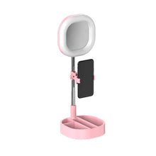Load image into Gallery viewer, Universal USB Selfie Studio Photo Ring Lighting; Dimmable Lights; Stand
