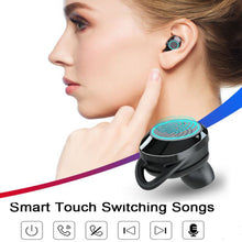 Load image into Gallery viewer, TWS G02 Bluetooth Earphones V5.0 Wireless Headphones 9D Stereo Music IPX7 Waterproof Earbuds with 3300mAh Long Battery Life
