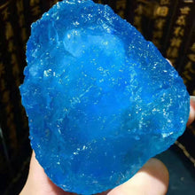 Load image into Gallery viewer, 1pcs Beautiful 100% Natural Sea Sapphire Raw Stone Natural Aquamarine Crystal Reiki Healing
