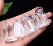 Load image into Gallery viewer, 150g 7Pcs Large Clear Lemurian Seed Quartz Natural Point Crystal Rough Healing
