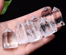 Load image into Gallery viewer, 150g 7Pcs Large Clear Lemurian Seed Quartz Natural Point Crystal Rough Healing
