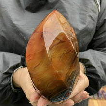 Load image into Gallery viewer, 80-550g Natural Carnelian Jasper Flame Quartz Crystal; 80-550g Wand Specimen Point
