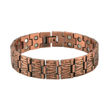 Load image into Gallery viewer, Vintage Red Copper Color Magnetic Bracelet;  Protective Healthy Energy
