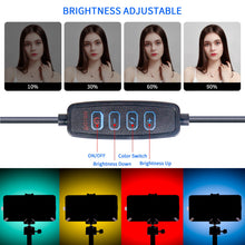 Load image into Gallery viewer, Photography LED Video Light Kit; Photo Studio Lighting; Panel Lamp With Tripod; RGB Filters
