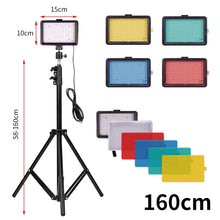 Load image into Gallery viewer, Photography LED Video Light Kit; Photo Studio Lighting; Panel Lamp With Tripod; RGB Filters
