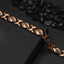 Load image into Gallery viewer, Vintage Copper Color Magnetic Bracelets for Women Arthritis Pain Relief
