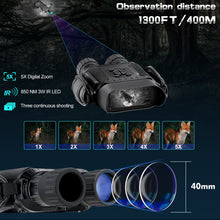 Load image into Gallery viewer, Binoculars Long Range Night Vision for Hunting Telescope Monocular Infrared 300M Full Dark High Speed Not Thermal Binocular
