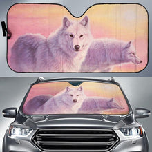 Load image into Gallery viewer, Wolf Car Sunshade; Auto Accessories; Assorted Animals
