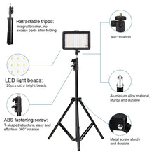 Load image into Gallery viewer, Photography LED Video Light Kit; Photo Studio Lighting; Panel Lamp With Tripod; RGB Filters
