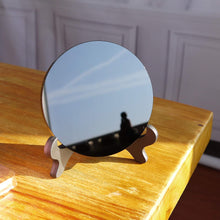 Load image into Gallery viewer, High Quality Natural Black Obsidian Scrying Mirror w/Stand; Paranormal; Possibilities; Visions
