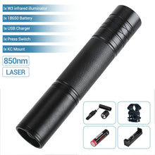Load image into Gallery viewer, 850nm/940nm Infrared Flashlight IR Laser Zoomable Night Vision Illuminator
